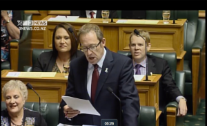 Hipkins in Parliament on Monday 24 November