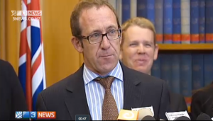 Hipkins behind Little at a recent press conference